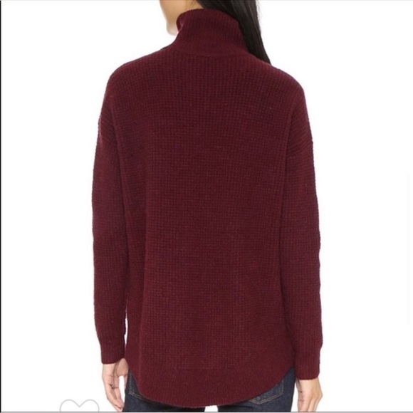 Madewell Wafflestitch Turtleneck Sweater - Picture 2 of 5